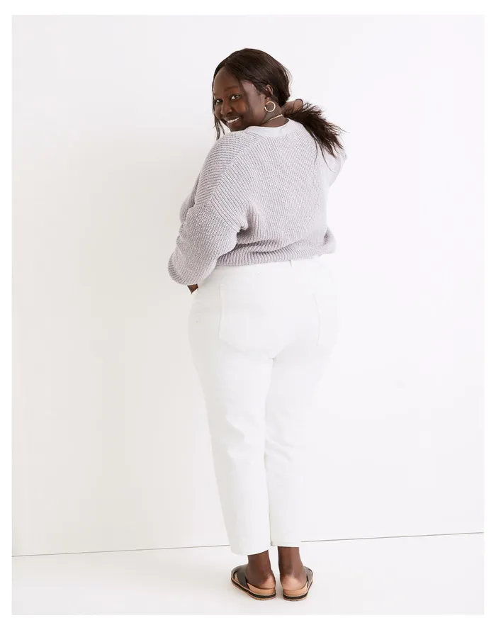 Women The Plus Curvy Perfect Vintage Jean In Tile White Tile White Madewell Jeans Women The Plus Curvy Perfect Vintage Jean In Tile White Tile White Madewell Jeans