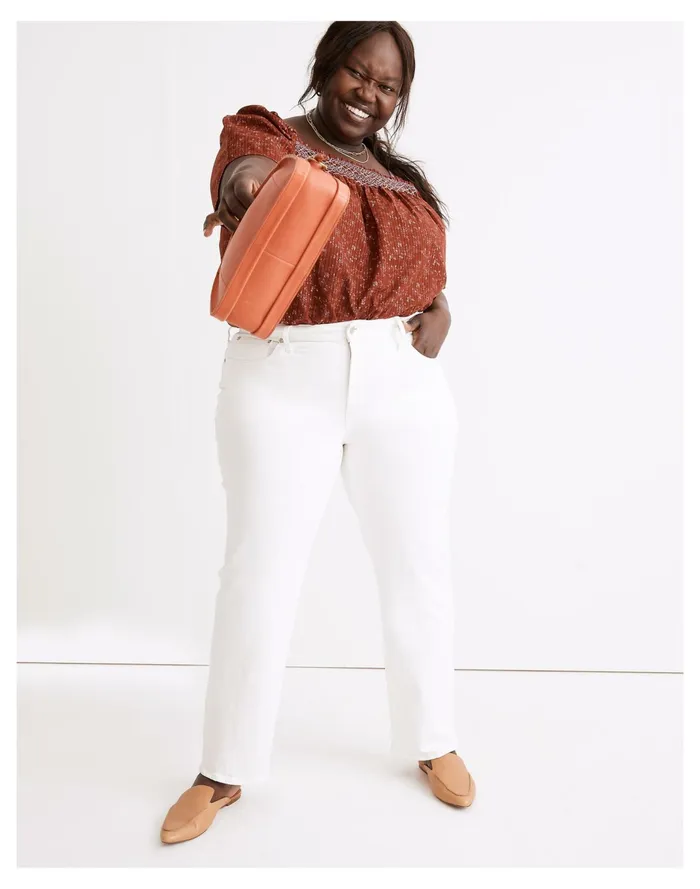 Women The Plus Mid Rise Perfect Vintage Straight Jean In Tile White Tile White Madewell Jeans Women The Plus Mid Rise Perfect Vintage Straight Jean In Tile White Tile White Madewell Jeans