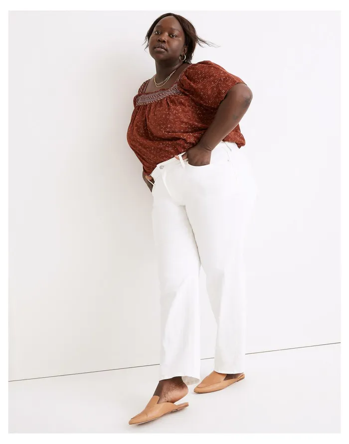 Women The Plus Mid Rise Perfect Vintage Straight Jean In Tile White Tile White Madewell Jeans Women The Plus Mid Rise Perfect Vintage Straight Jean In Tile White Tile White Madewell Jeans