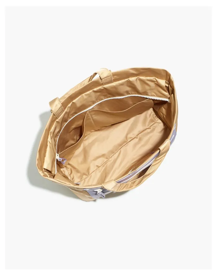 Women The Resourced Tote Bag In Colorblock Earthen Sand Multi Madewell Luggage and Travel Women The Resourced Tote Bag In Colorblock Earthen Sand Multi Madewell Luggage and Travel