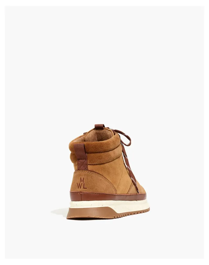 Women The Sneaker Boot In Nubuck And Suede Warm Hickory Multi Madewell Boots Women The Sneaker Boot In Nubuck And Suede Warm Hickory Multi Madewell Boots