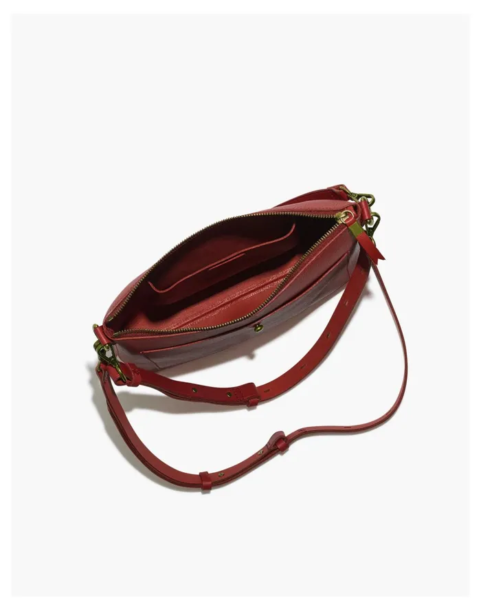 Women The Transport Shoulder Crossbody Bag Pomegranate Seed Madewell Shoulder Bags Women The Transport Shoulder Crossbody Bag Pomegranate Seed Madewell Shoulder Bags