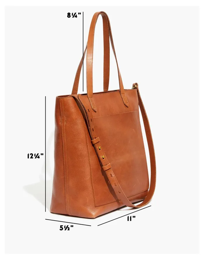 Women The Zip Top Medium Transport Tote True Black Madewell Bag Straps Women The Zip Top Medium Transport Tote True Black Madewell Bag Straps