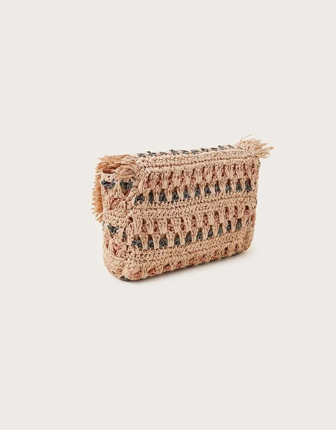 Women Tonal Raffia CrossBody Bag Monsoon Bags and Purses