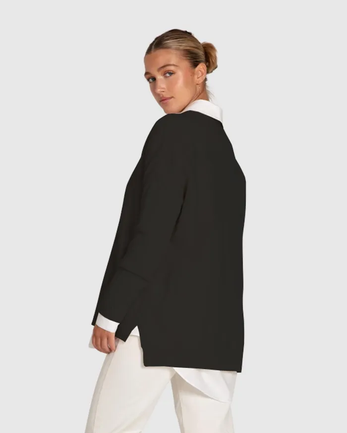 Women Tops Belle and Bloom Wonder Of You Cashmere Blend Oversized Jumper 8211 Black
