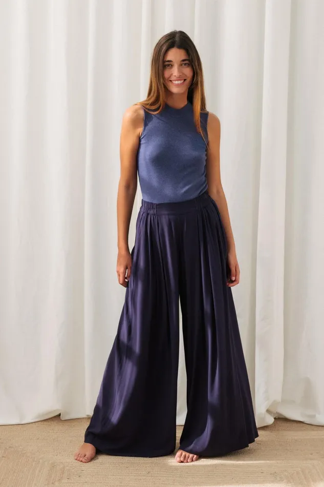 Women Tops Women 8211 Tavili 8211 Mazarine Blue TWOTHIRDS Tops