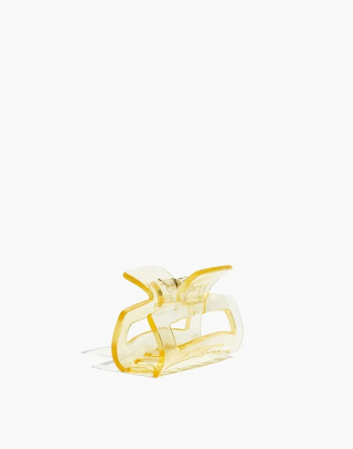 Women Translucent Medium Claw Hair Clip Sundried Wheat Madewell Hair Accessories