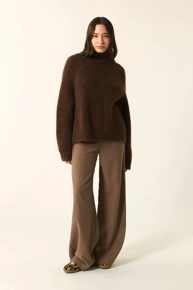 Women Trousers Rosana Marmotte Pantalon Laine Beige Des Petits Hauts Trousers and Jumpsuits