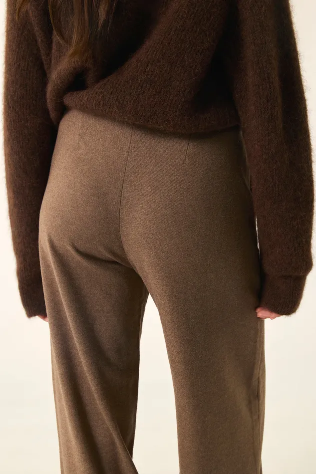Women Trousers Rosana Marmotte Pantalon Laine Beige Des Petits Hauts Trousers and Jumpsuits