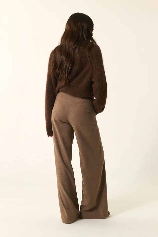 Women Trousers Rosana Marmotte Pantalon Laine Beige Des Petits Hauts Trousers and Jumpsuits