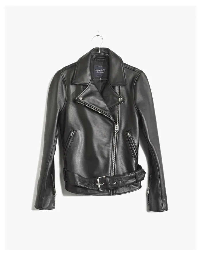 Women Ultimate Leather Motorcycle Jacket True Black Madewell Jackets Women Ultimate Leather Motorcycle Jacket True Black Madewell Jackets