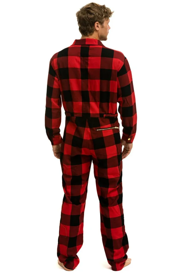 Women UNISEX PLAID FLIGHT SUIT 8211 BUFFALO PLAID Aviator Nation Outerwear Women UNISEX PLAID FLIGHT SUIT 8211 BUFFALO PLAID Aviator Nation Outerwear