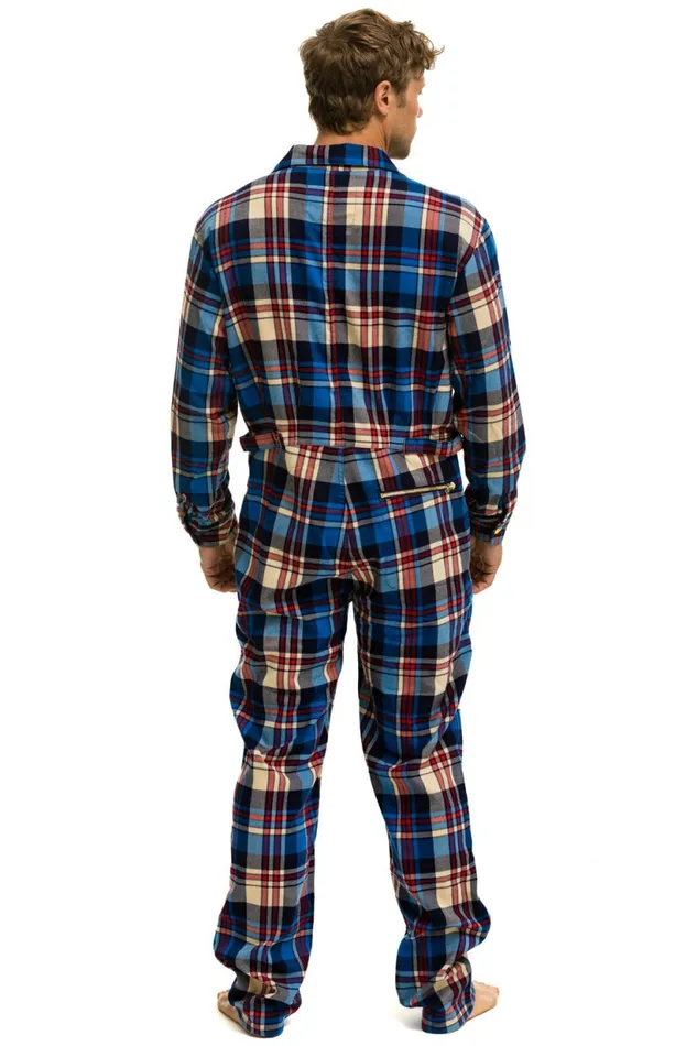 Women UNISEX PLAID FLIGHT SUIT 8211 PATRIOT PLAID Aviator Nation Outerwear Women UNISEX PLAID FLIGHT SUIT 8211 PATRIOT PLAID Aviator Nation Outerwear