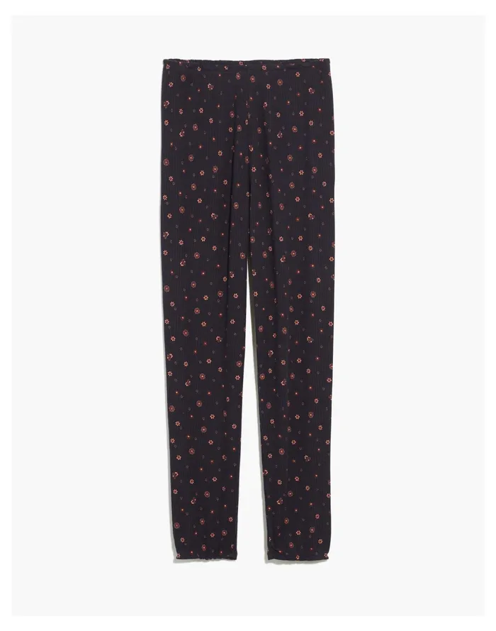 Women Waffle Knit Pajama Sweatpants In Bandana Floral Night Vision Madewell Pajamas Women Waffle Knit Pajama Sweatpants In Bandana Floral Night Vision Madewell Pajamas