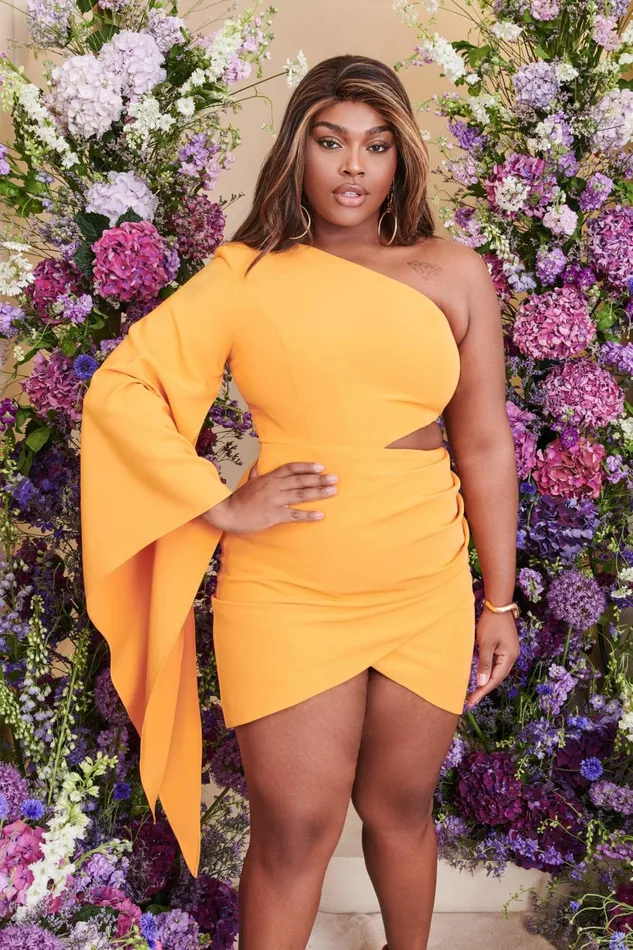 Women Wedding Guest Lavish Alice RILEY Curve One Shoulder Cape Mini Dress In Mango Orange Mango Orange Women Wedding Guest Lavish Alice RILEY Curve One Shoulder Cape Mini Dress In Mango Orange Mango Orange