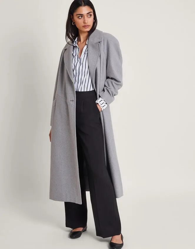 Women Wila Wide Leg Trousers Black Monsoon Trousers and Jeans
