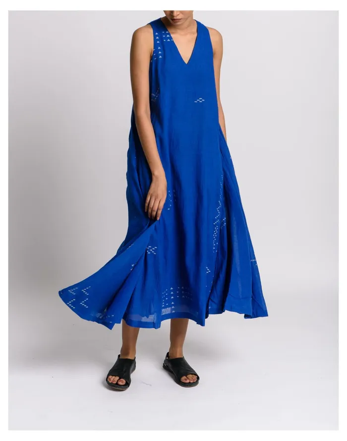 Women World Of Crow Holiday Dress In Cobalt Blue Madewell Dresses Women World Of Crow Holiday Dress In Cobalt Blue Madewell Dresses
