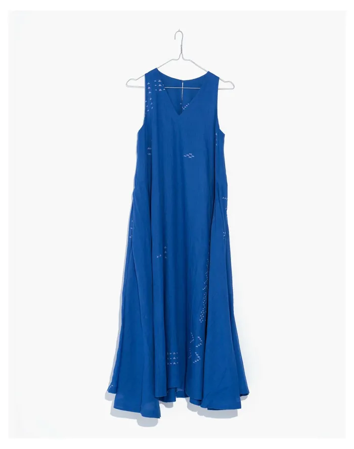Women World Of Crow Holiday Dress In Cobalt Blue Madewell Dresses Women World Of Crow Holiday Dress In Cobalt Blue Madewell Dresses