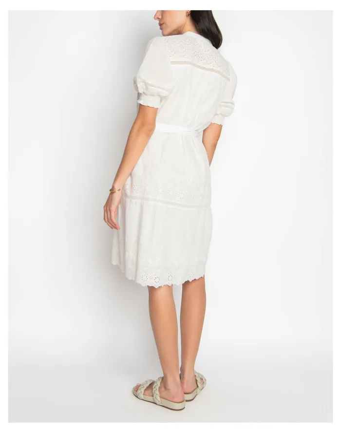 Women WVN Zandra Dress White Madewell Dresses Women WVN Zandra Dress White Madewell Dresses