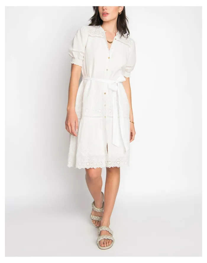 Women WVN Zandra Dress White Madewell Dresses Women WVN Zandra Dress White Madewell Dresses