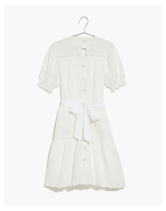 Women WVN Zandra Dress White Madewell Dresses Women WVN Zandra Dress White Madewell Dresses