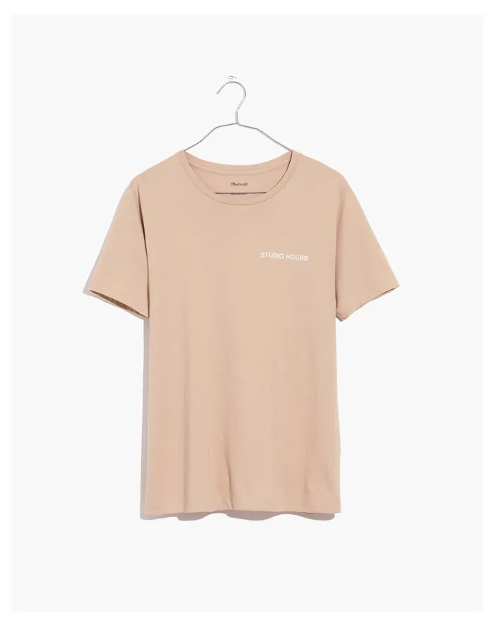 Women X BACKDROP Studio Hours Softfade Cotton Relaxed Tee Studio Hours Madewell Tees Women X BACKDROP Studio Hours Softfade Cotton Relaxed Tee Studio Hours Madewell Tees
