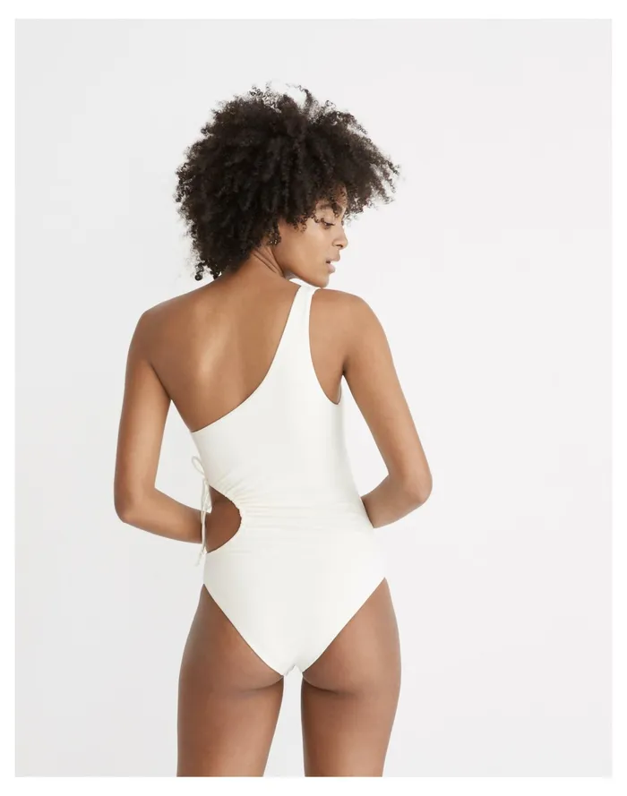 Women X Jade Swim Sena Cutout One Piece Swimsuit White Madewell Swim Women X Jade Swim Sena Cutout One Piece Swimsuit White Madewell Swim