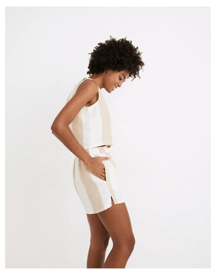 Women X LAUDE The Label Open Back Tank In Tulum Stripe Tulum Stripe Madewell Tops and Shirts Women X LAUDE The Label Open Back Tank In Tulum Stripe Tulum Stripe Madewell Tops and Shirts