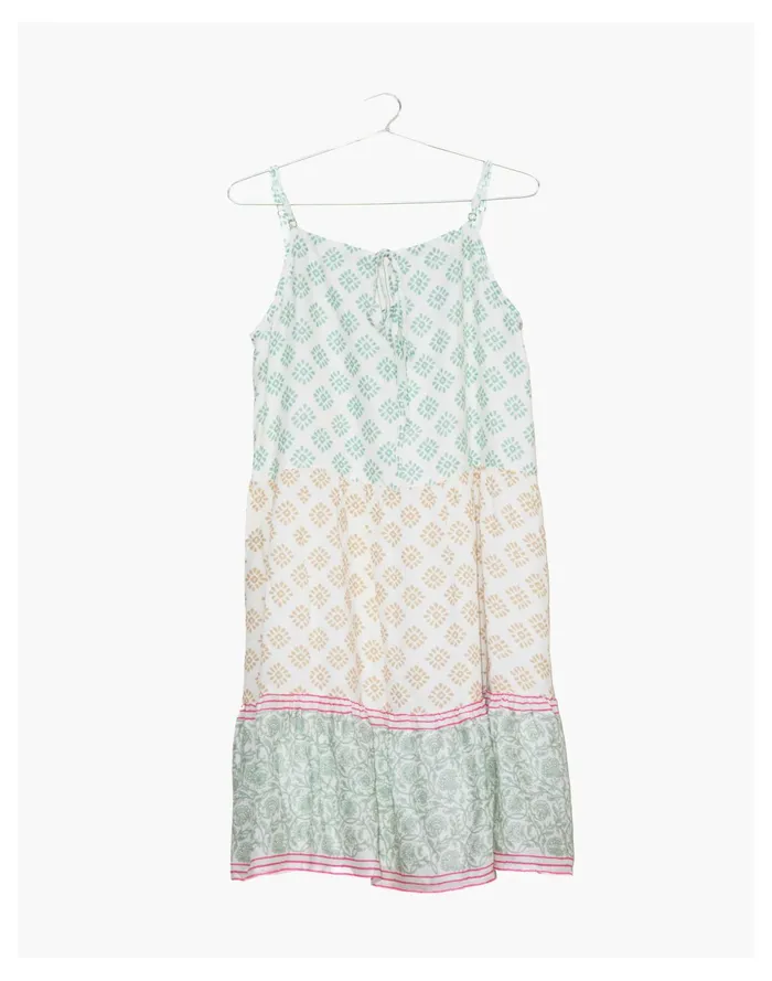 Women X Reistor Strappy Tiered Dress Ivory White Madewell Dresses Women X Reistor Strappy Tiered Dress Ivory White Madewell Dresses