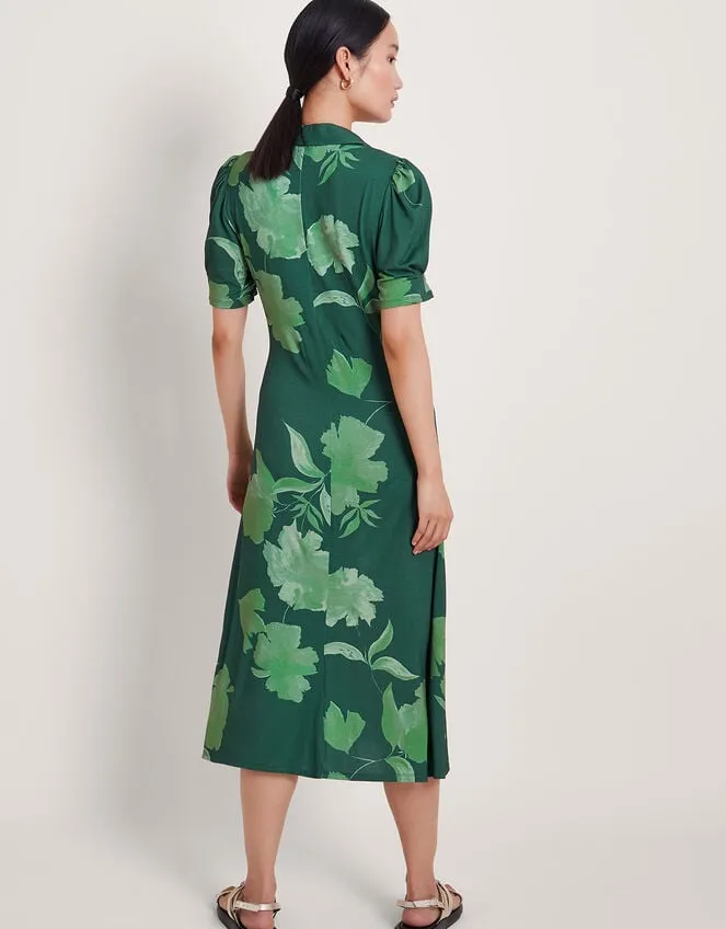Women Zannah Print Shirt Dress Green Monsoon Dresses