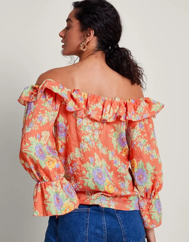Women Zimira Blouse Orange Monsoon Tops and Blouses