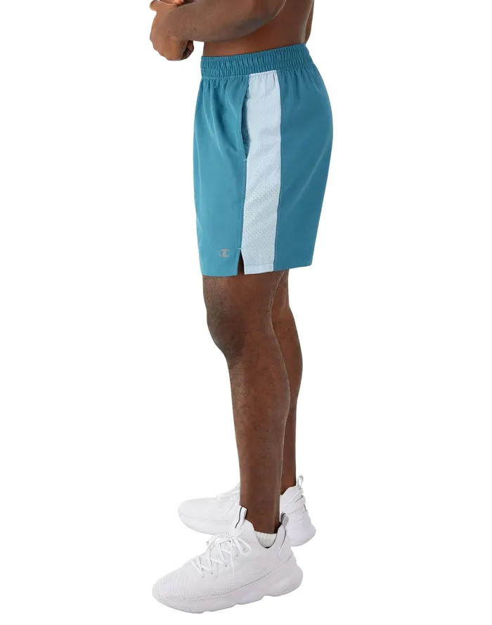 Woven Sports Shorts 7034 Mountain Air Blueblue Trance Men Champion Shorts