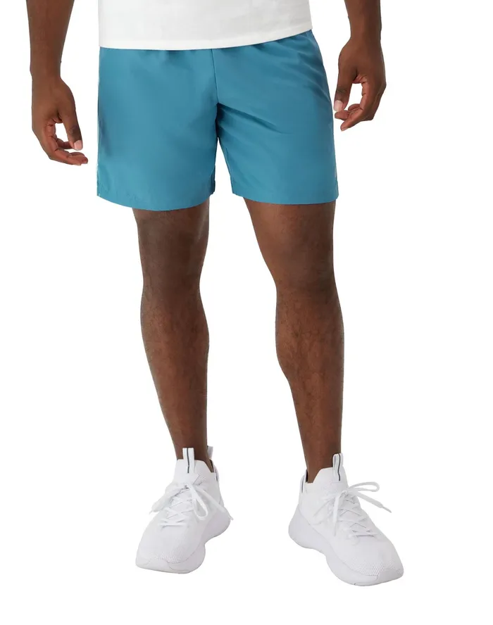 Woven Sports Shorts 7034 Mountain Air Blueblue Trance Men Champion Shorts